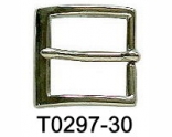 T0297-30 NP solid brass buckle