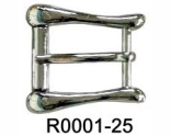 R0001-25 NP solid brass buckle