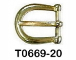 T0669-20 BOR solid brass buckle